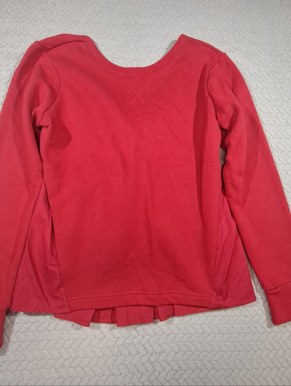 Ella Moss Girls Red Long Sleeve Top